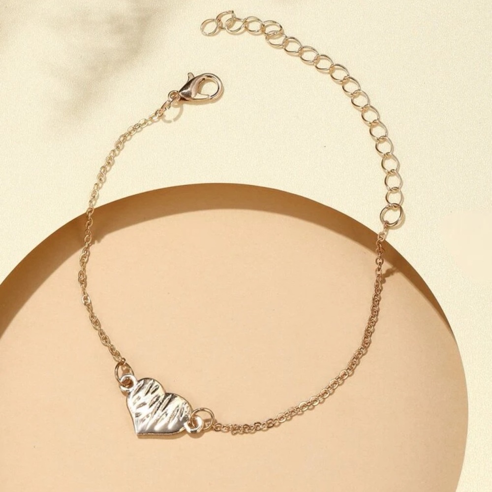 Heart chain bracelet - Picture 2 of 4